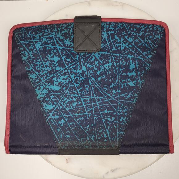 VTG Nike Trapper Keeper Binder Cover Black 1996 Mead Planner Organizer Retro - Picture 10 of 16